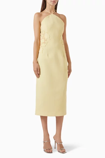 Lulu Halterneck Midi Dress