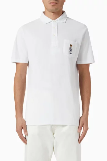 Polo Bear Polo Shirt in Cotton