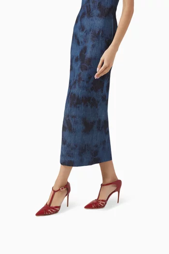 Jennifer 90 Cut-out Pumps in Nappa