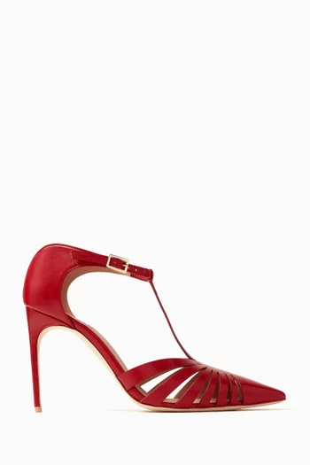 Jennifer 90 Cut-out Pumps in Nappa