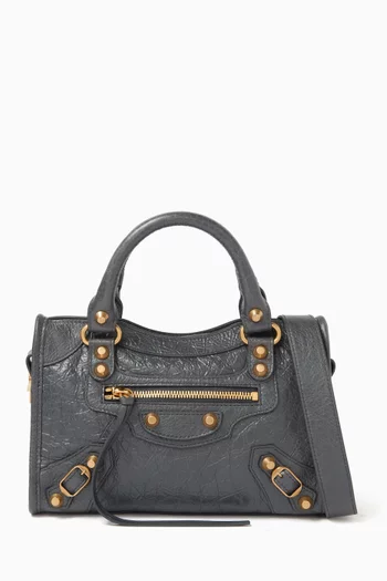 Mini Le City Bag in Arena Storico Lambskin