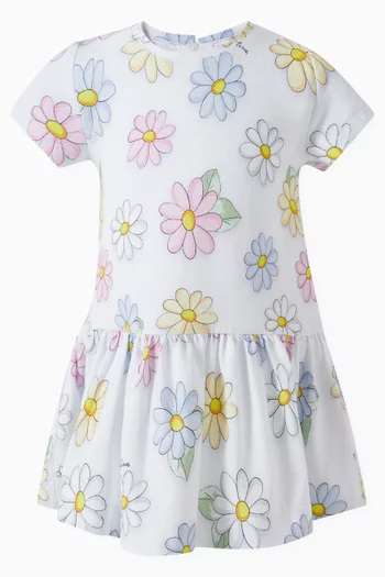 Low-waist Daisy Dress in Cotton