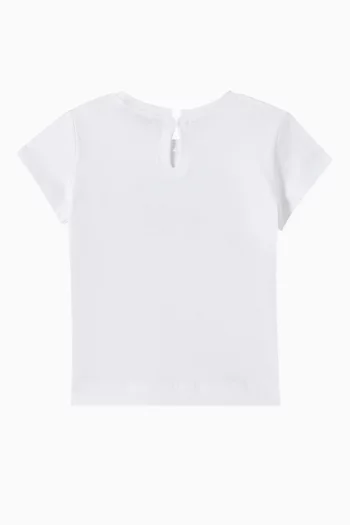 Graphic Print T-shirt in Cotton
