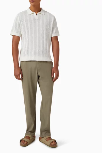 Polo Shirt in Organic Cotton-knit