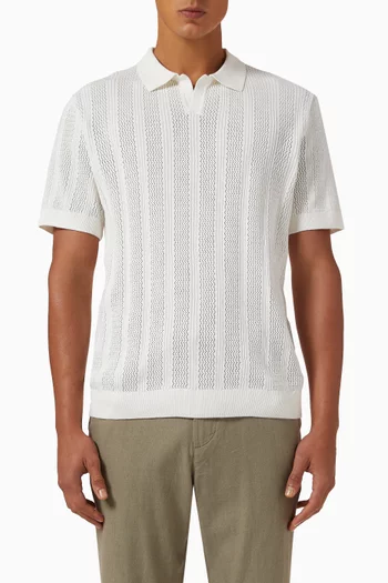 Polo Shirt in Organic Cotton-knit