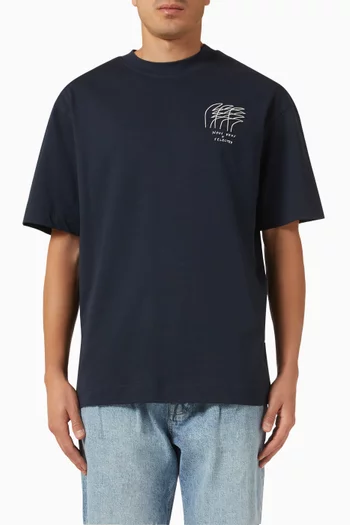 x Nous Vous Printed T-shirt in Organic Cotton-jersey