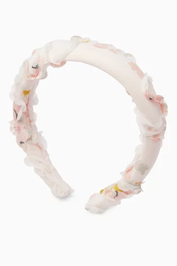 Embellished Headband in Organza