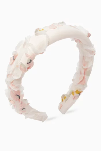 Embellished Headband in Organza