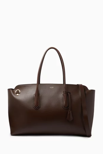 Alexander East West Tote Bag in Leather