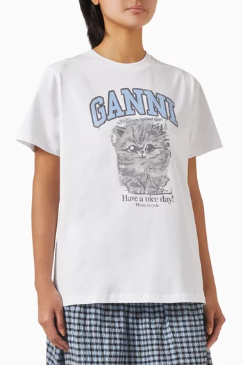 Kitty Relaxed T-shirt in Organic Cotton