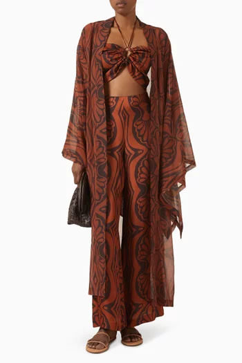 Perrin Printed Kimono