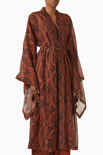 Perrin Printed Kimono