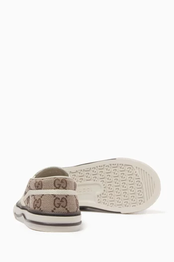 Slip-on Sneakers in GG Canvas