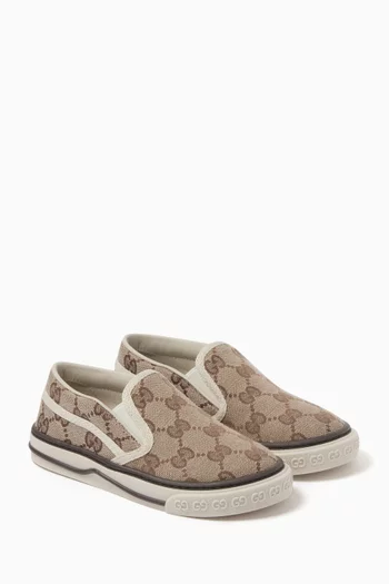 Slip-on Sneakers in GG Canvas