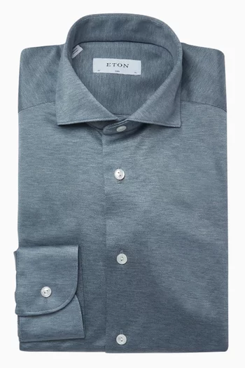 Filo di Scotia Jaquard Shirt in Cotton