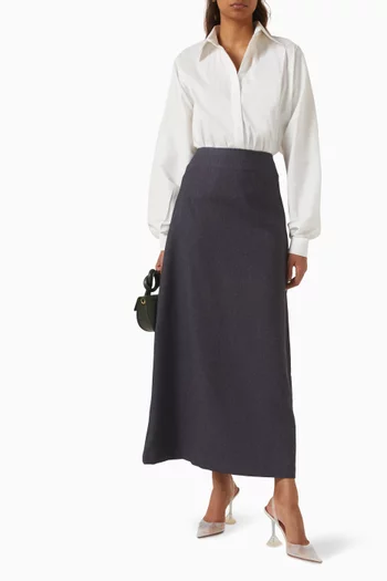 Oversized Tailored Shirt in Japanese Cotton