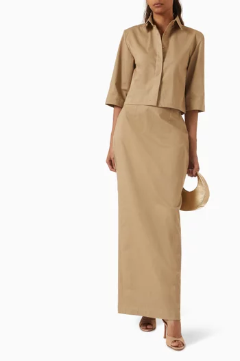 Boxy Cropped Shirt