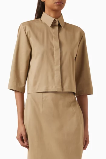 Boxy Cropped Shirt