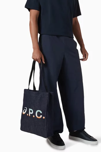 Lou Asics Tote Bag in Denim