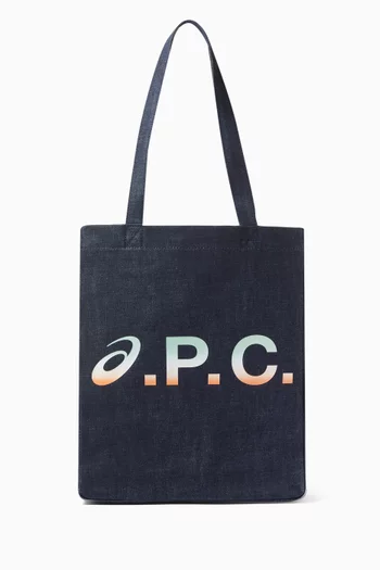 Lou Asics Tote Bag in Denim