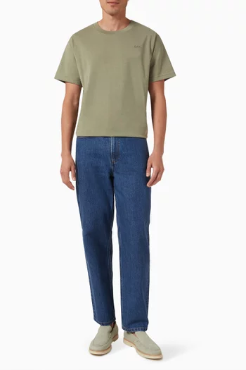 Standard APC Brodé T-shirt in Organic Cotton-blend