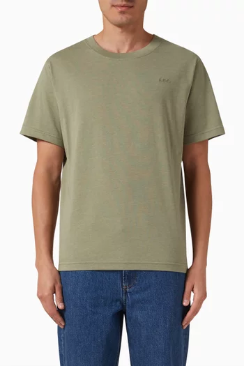 Standard APC Brodé T-shirt in Organic Cotton-blend