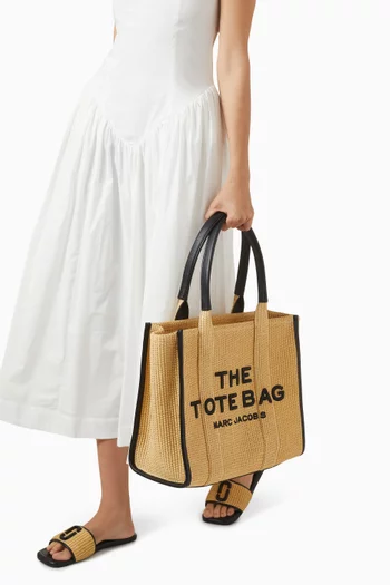 The Large Tote Bag in Raffia