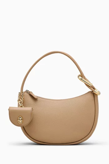 The Dual Hobo Bag in Pebble Leather