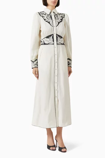 Mariposa Embroidered Dress
