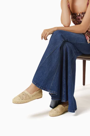 Isla Espadrilles in Crochet Rayon