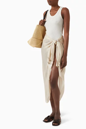 x Paula's Ibiza Anagram Pareo in Cotton