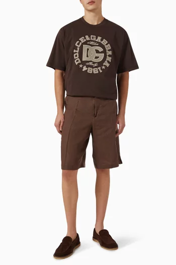 Embroidered T-shirt in Cotton