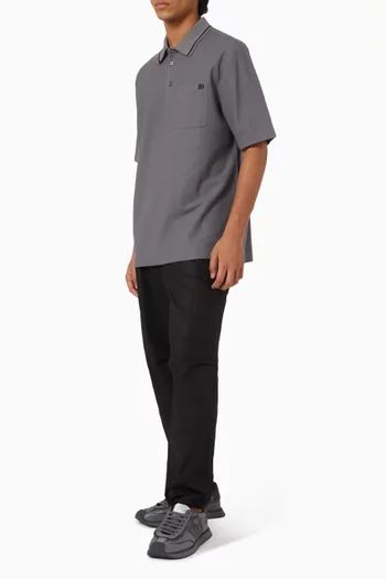 Polo Shirt in Cotton Piqué