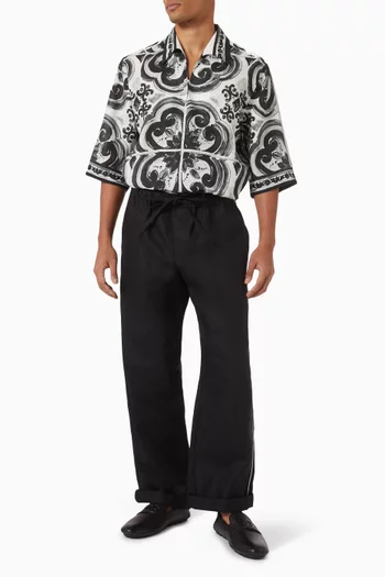 Majolica Hawaii Shirt in Linen