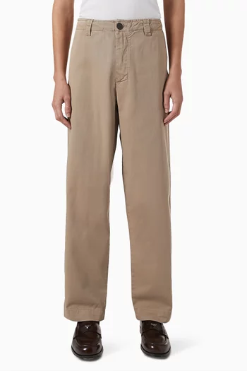 Loose Fit Chino Pants in Cotton