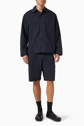 Loose Chino Shorts in Cotton