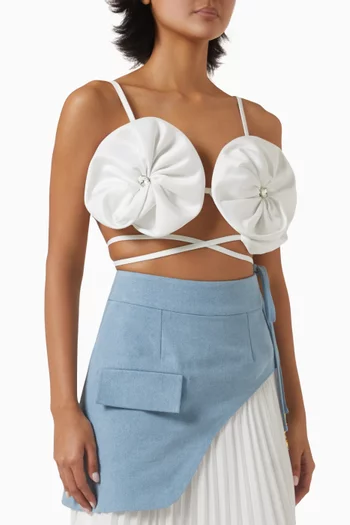 Flower Tie-up Bralette