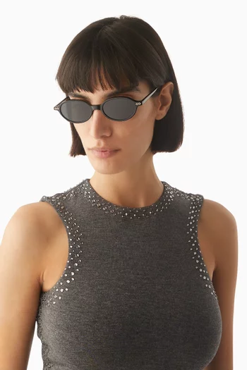 نظارة شمسية نور بإطار أسيتات