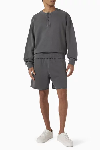 Garment-dyed Sweatshirt in French Terry