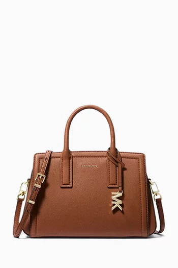 Small Laila Satchel Bag in Leather