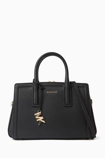 Small Laila Satchel Bag in Leather