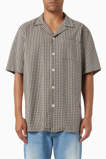 Hush Checked Shirt in Organic-cotton