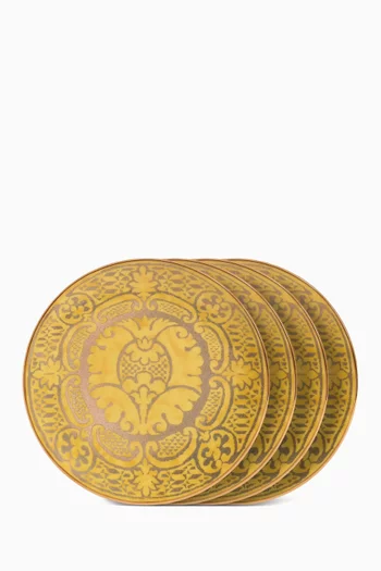 x Fortuny Orsini Dessert Plates, Set of 4