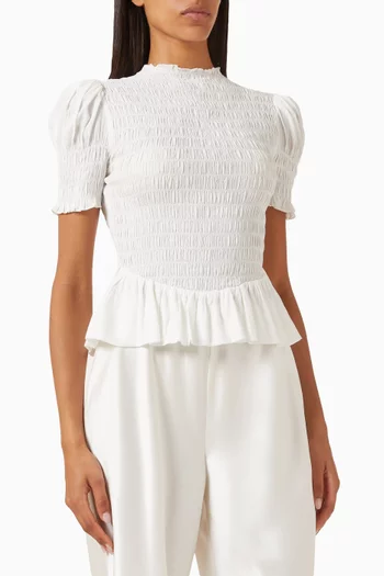 Aggie Top in Cotton-blend