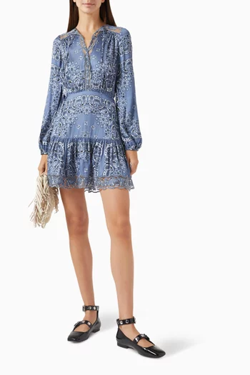 Bandana-print Mini Dress