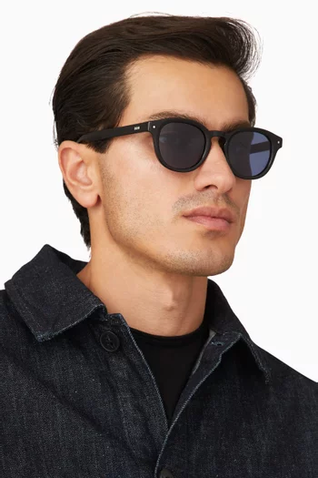 Riley D-frame Sunglasses in Acetate