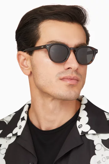 Riley D-frame Sunglasses in Acetate