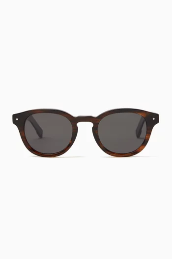Riley D-frame Sunglasses in Acetate