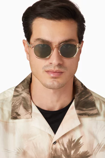 Riley D-frame Sunglasses in Acetate