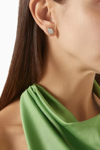 Giardini Segreti Diamond Earrings in 18kt White Gold